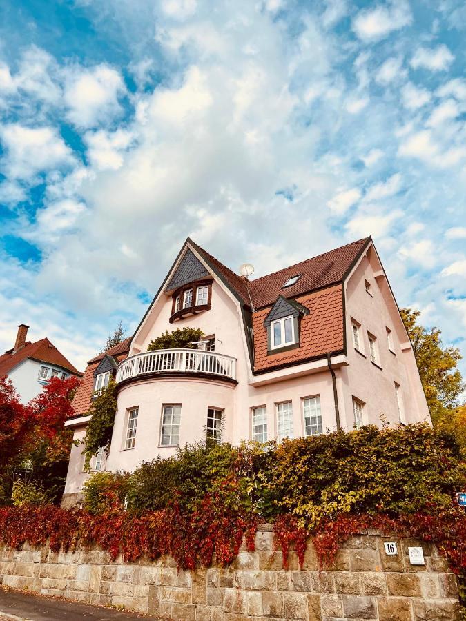 Paterre Wohnung In Der Rosa Villa Selb Zewnętrze zdjęcie